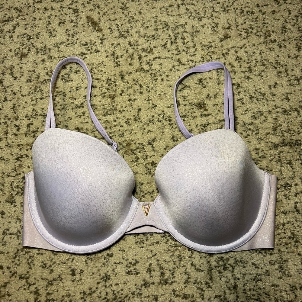 Victoria’s Secret Purple & Silver Shimmer Bra Size 34D